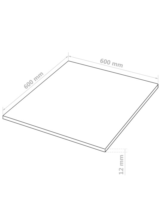 Mdf-plaat 8 tk ruudukujuline 60 x 60 cm 12 mm