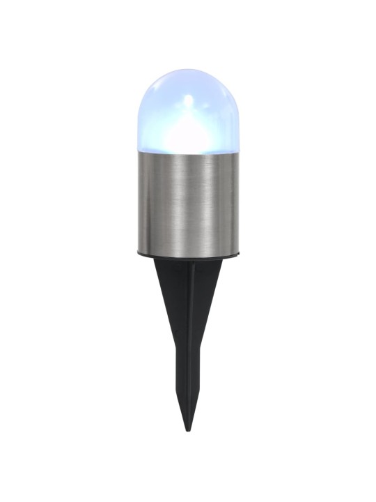 Päikesepatareidega maapinnavalgustid, 12 tk LED-tuled, valge