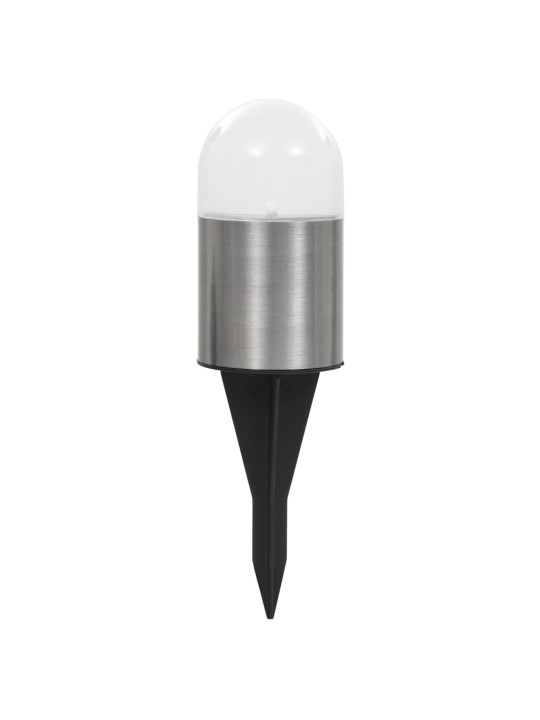 Päikesepatareidega maapinnavalgustid, 12 tk LED-tuled, valge