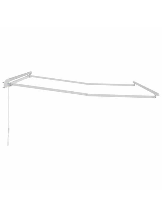 Varikatus manuaalne valge 3 x 2,5 m metall