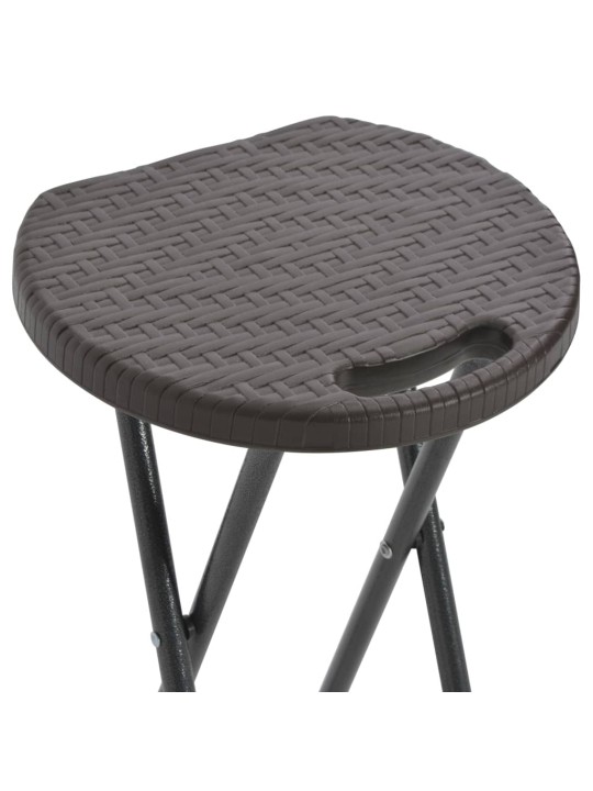 KOKKUPANDAVAD BAARITOOLID 2 TK, HDPE  JA TERAS, PRUUN
