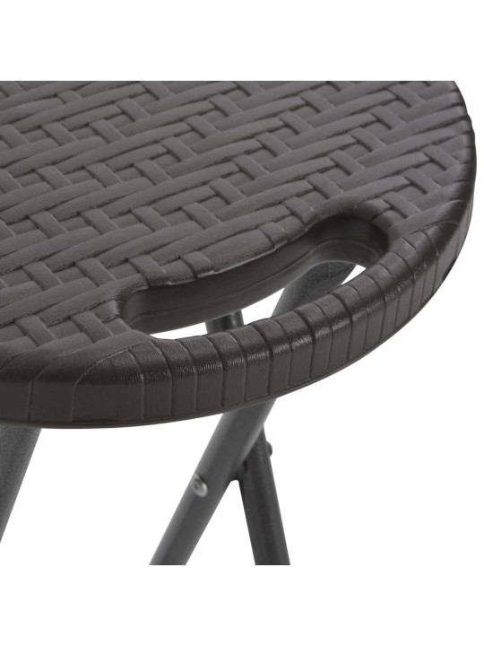 KOKKUPANDAVAD BAARITOOLID 2 TK, HDPE  JA TERAS, PRUUN