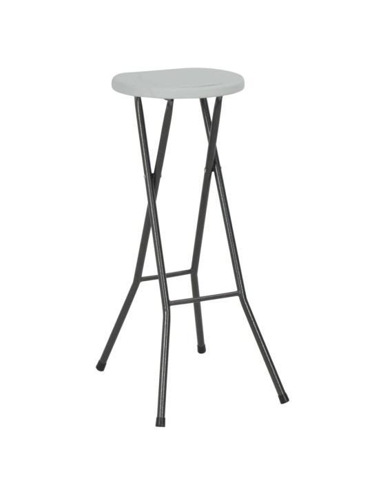 KOKKUPANDAVAD BAARITOOLID, 2 TK, HDPE JA TERAS, VALGE