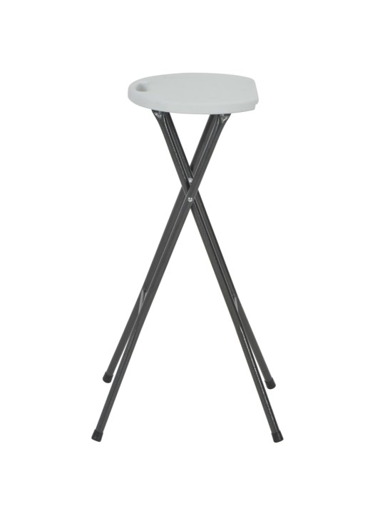 KOKKUPANDAVAD BAARITOOLID, 2 TK, HDPE JA TERAS, VALGE