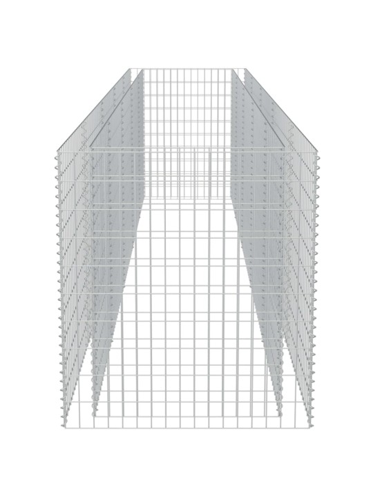 Gabioon-taimelava, tsingitud teras, 450 x 90 x 100 cm