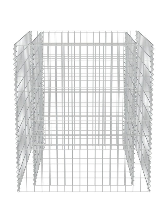 Gabioon-taimelava, tsingitud teras, 90 x 90 x 100 cm