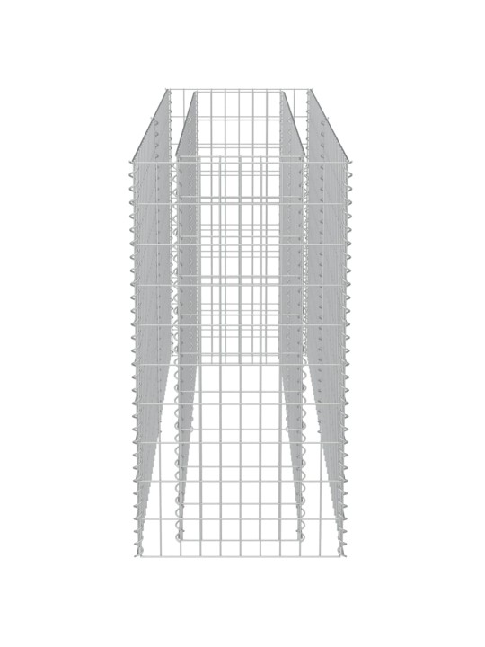 Gabioon-taimelava, tsingitud teras, 180 x 50 x 100 cm