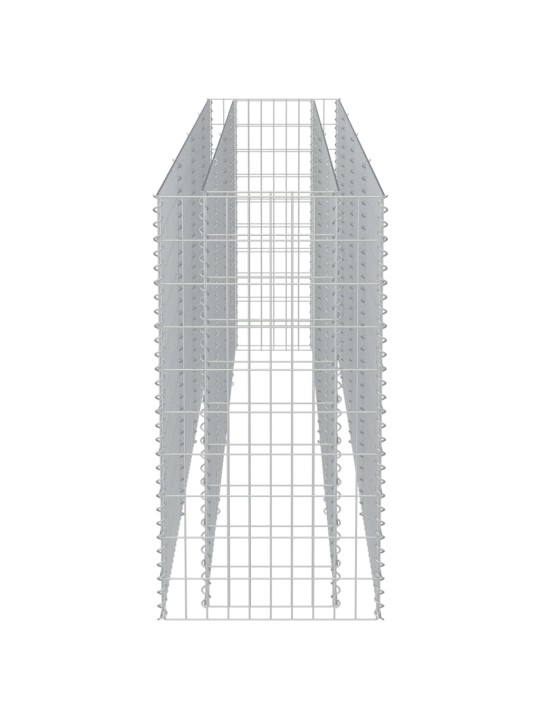 Gabioon-taimelava, tsingitud teras, 360 x 50 x 100 cm