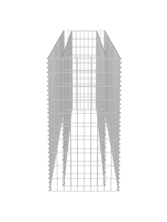 Gabioon-taimelava, tsingitud teras, 270 x 50 x 100 cm