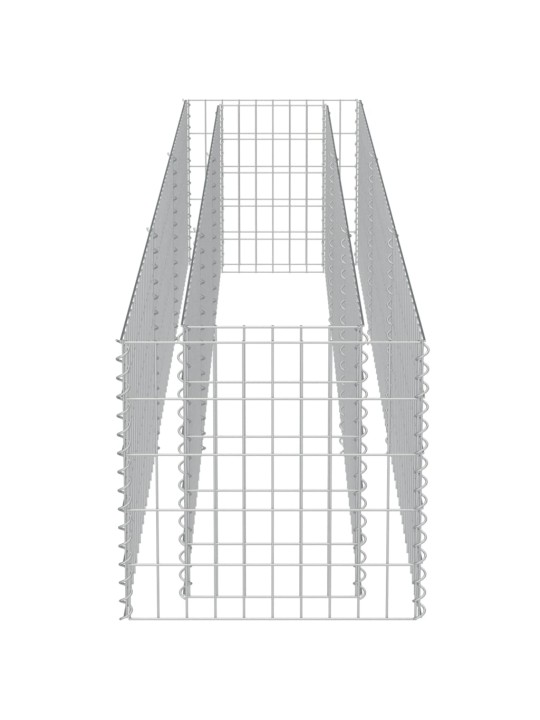 Gabioon-taimelava, tsingitud teras, 270 x 50 x 50 cm