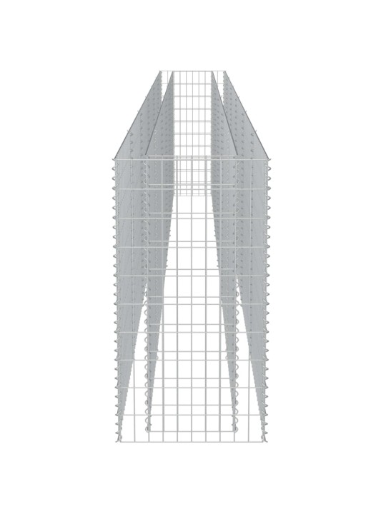 Gabioon-taimelava, tsingitud teras, 540 x 50 x 100 cm