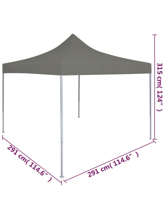 Kokkupandav pop-up peotelk, 3 x 3 m, antratsiithall