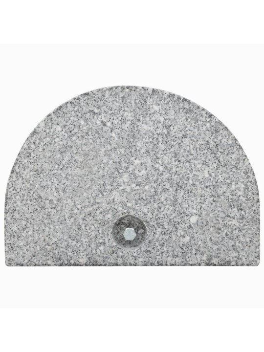 Päevavarju alus, graniit, 10 kg kaarjas, hall