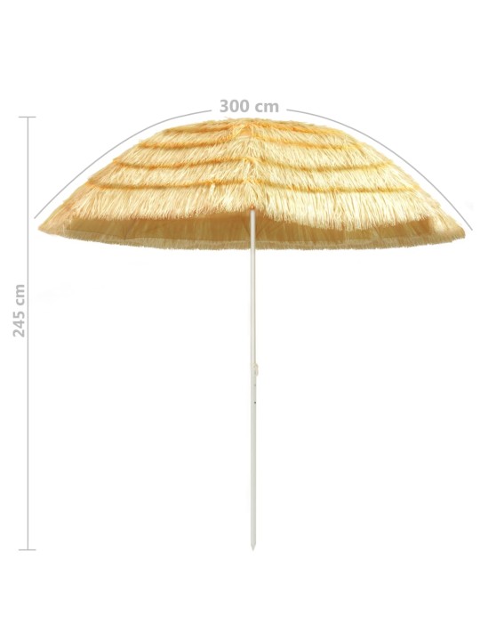PÄIKESEVARI NATURAALNE 300 CM, HAWAII STIILIS