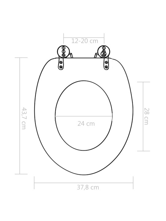 Wc prill-laud, mdf, merekarpide disainiga