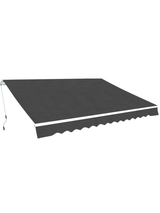 Kokkupandav käsitsikasutatav varikatus, 600 cm, antratsiit