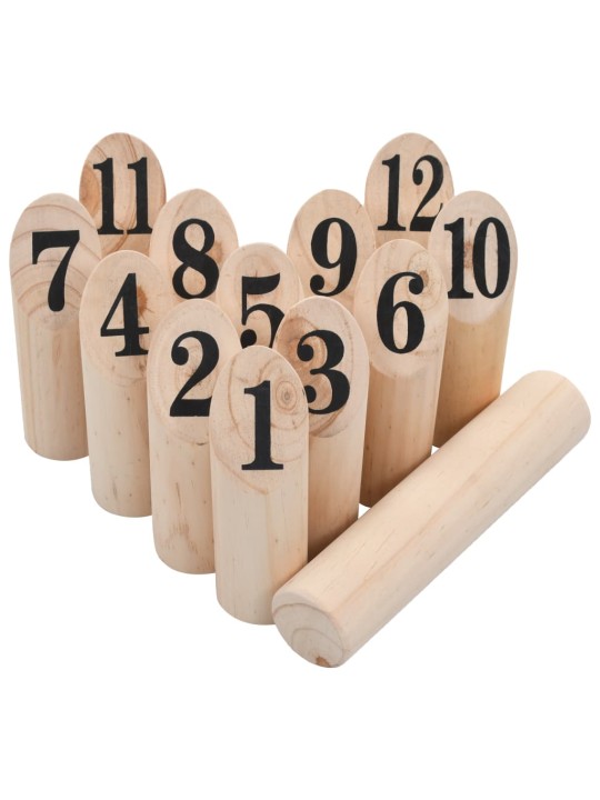 Number kubb mängukomplekt, puidust