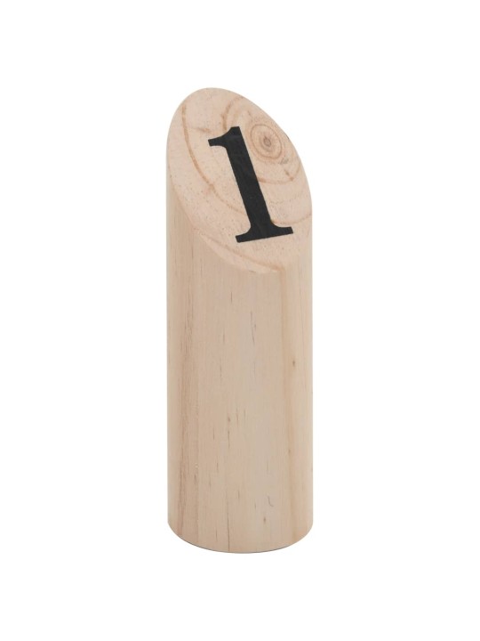 Number kubb mängukomplekt, puidust