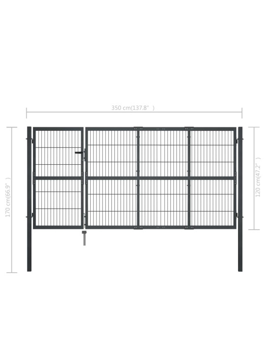 POSTIDEGA AIAVÄRAV, TERAS, 350 X 120 CM, ANTRATSIITHALL