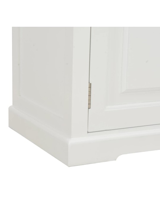 Telerikapp, valge, 90 x 30 x 40 cm, puidust