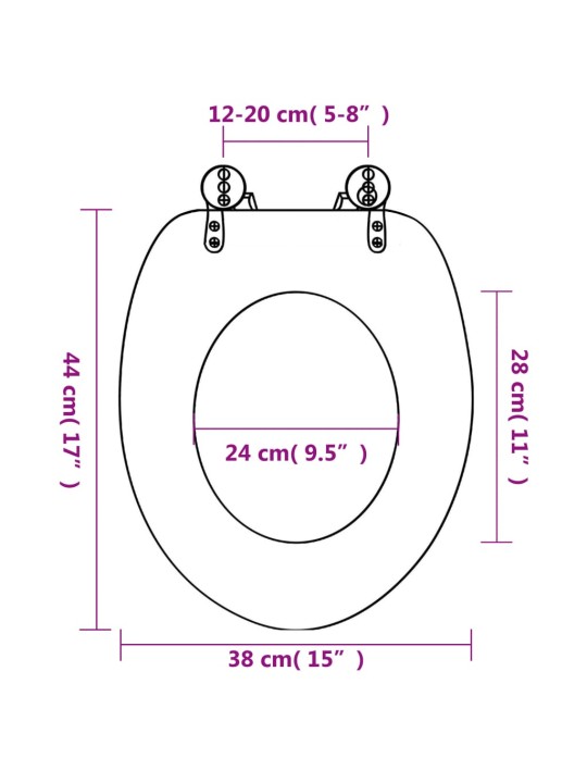 Prill-lauad kaantega, 2 tk, MDF, meritäht