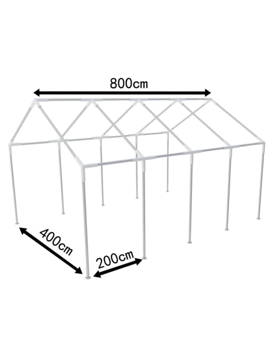 Terasraam peotelgi jaoks 8 x 4 m