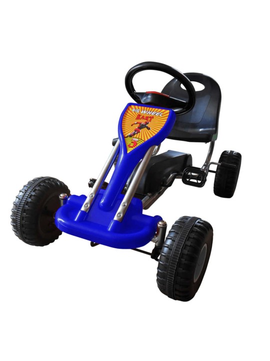 Pedaalidega kart lastele sinine