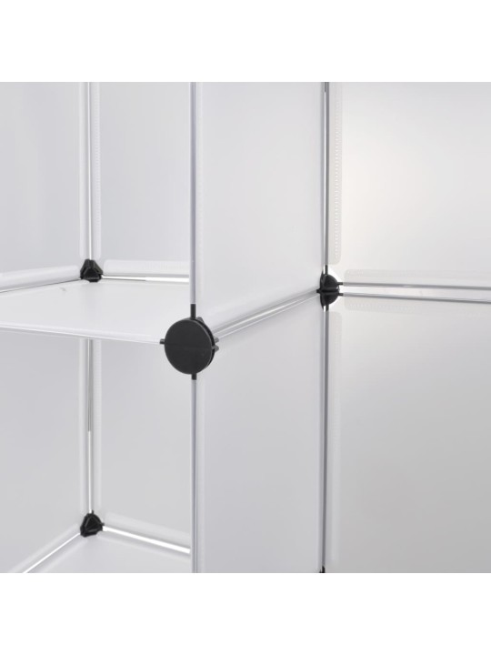 Modulaarne kapp 18 sektsiooni, valge 37 x 146 x 180,5 cm