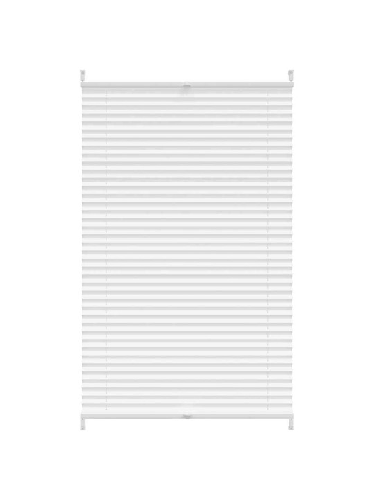 Plisseekardin 70 x 100 cm valge