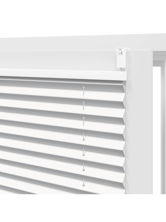Plisseekardin 70 x 100 cm valge