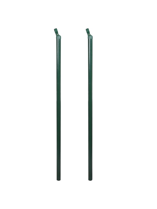 Võrkaed postide ja vaiadega, teras, 1,0 x 15 m