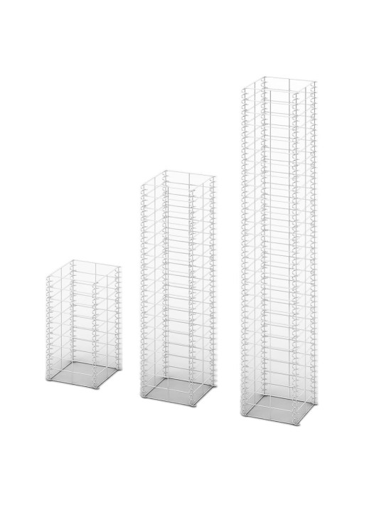 Gabioonide komplekt, 3 tk, tsingitud traat