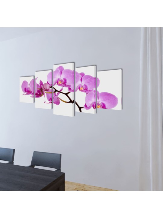 SEINAMAALIKOMPLEKT ORHIDEEGA, 100 X 50 CM