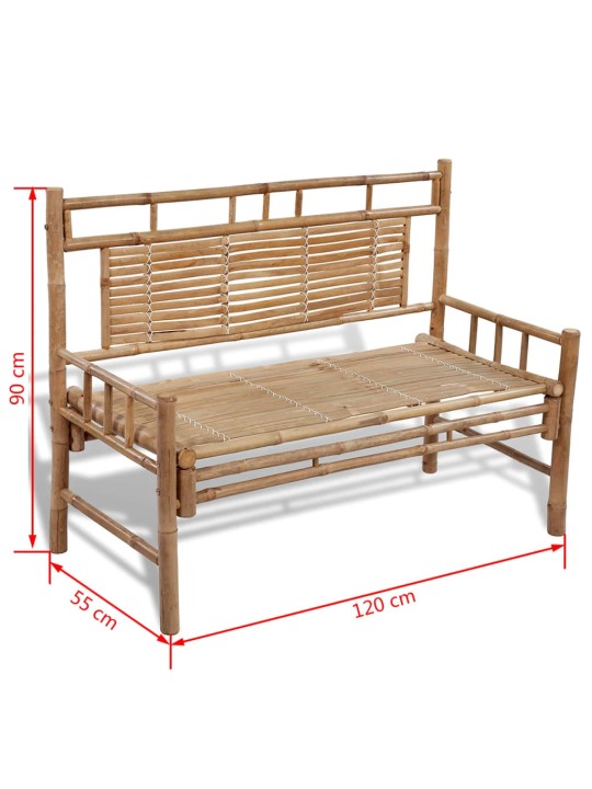 Kokkupandav aiapink, 120 cm, bambus