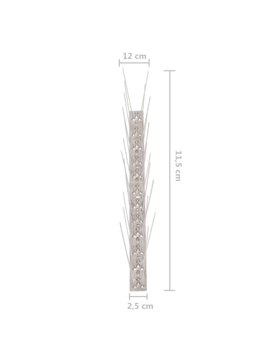 2-realine roostevabast terasest linnupiigid, 6 tk, 3 m