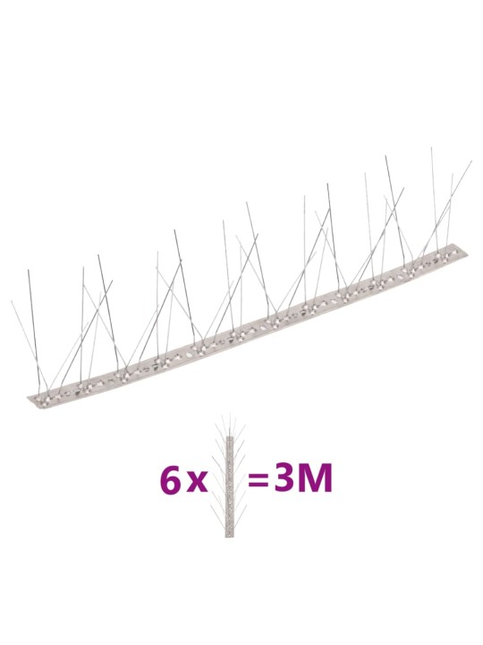 5-realine roostevabast terasest linnupiigid, 6 tk, 3 m