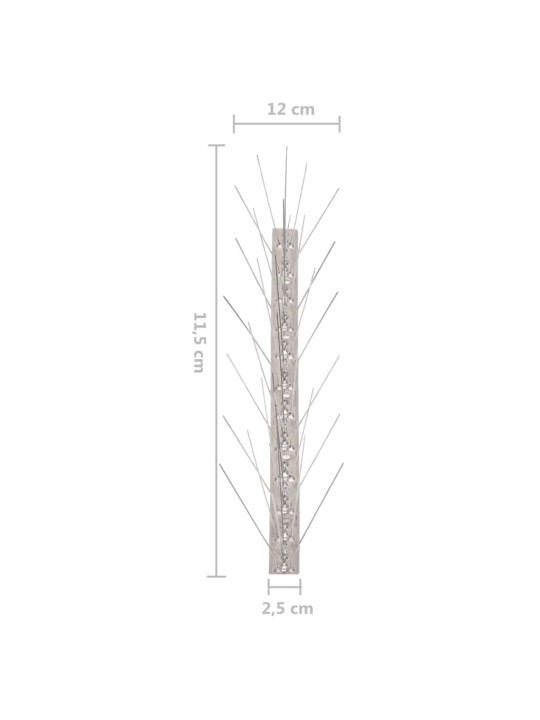 5-realine roostevabast terasest linnupiigid, 6 tk, 3 m