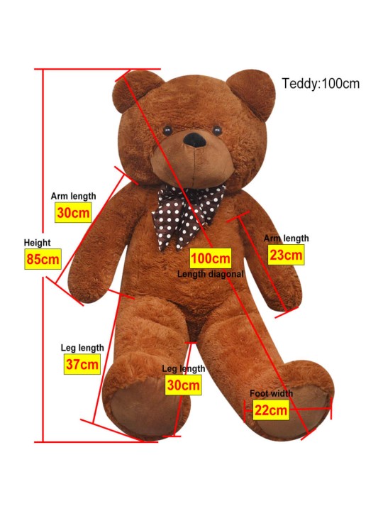 XXL PEHME KAISUKARU PRUUN 85 CM