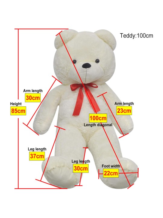 XXL PEHME KAISUKARU VALGE 85 CM