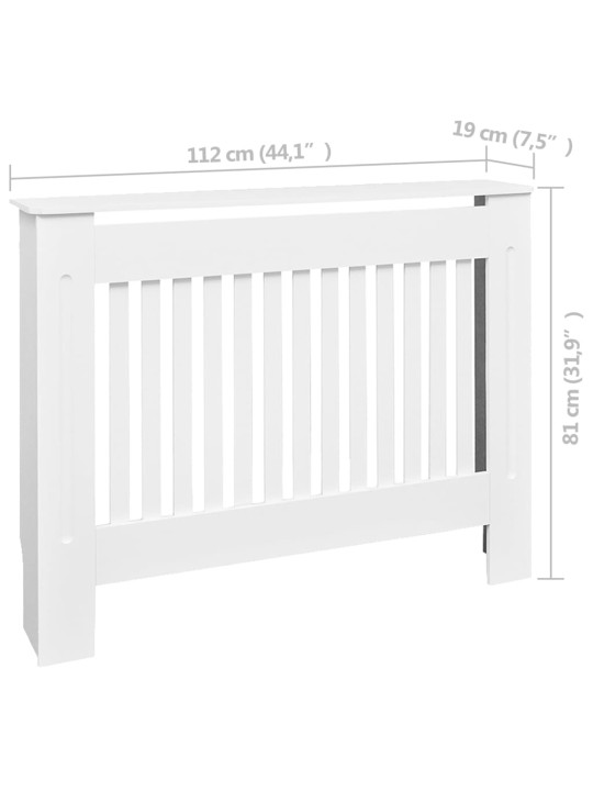 Mdf-ist radiaatorikate 112 cm