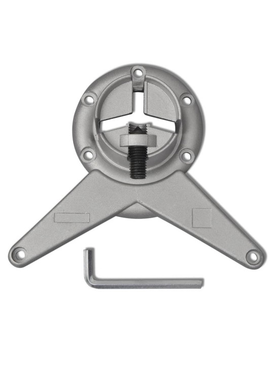 Reguleeritava kõrgusega lauajalad 4 tk, harjatud nikkel, 870 mm