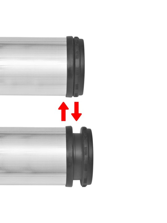 Reguleeritava kõrgusega lauajalad 4 tk, harjatud nikkel, 870 mm