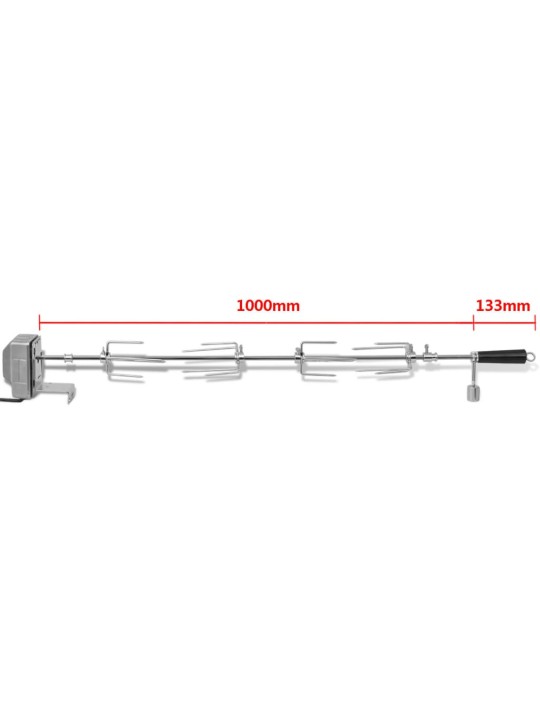 Mootoriga grillvarras, teras 1000 mm