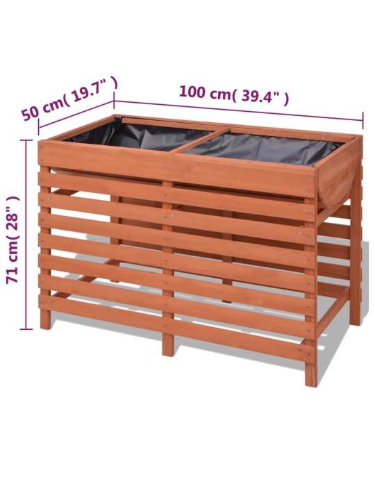 Taimekast 100 x 50 x 71 cm puit