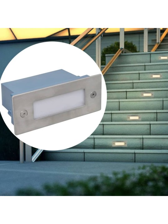 Süvistatav LED trepivalgustid 12 tk, 44 x 111 x 56 mm