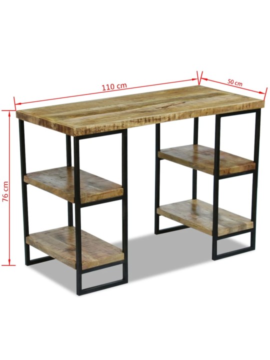 Kontorilaud mangopuidust 110 x 50 x 76 cm