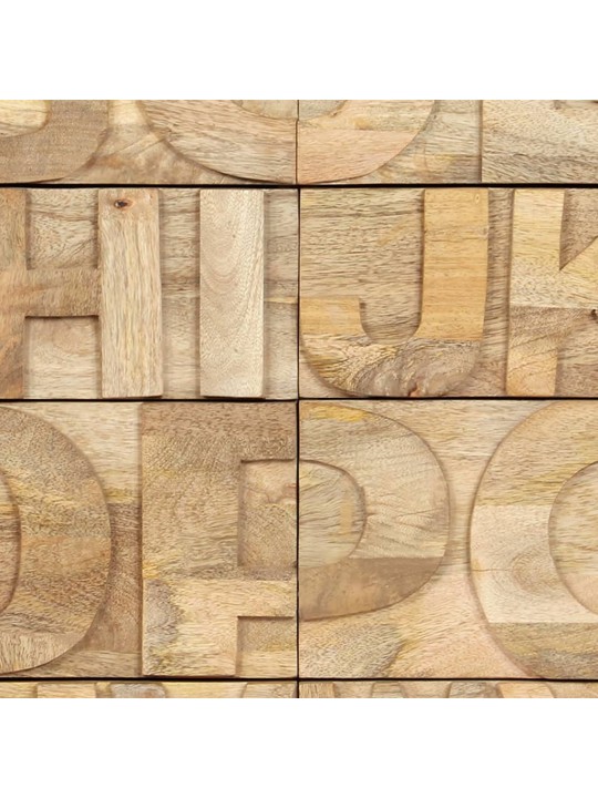 TÄHESTIKUGA KAPP, 6 SAHTLIGA, 120 X 35 X 79 CM, MANGOPUIT