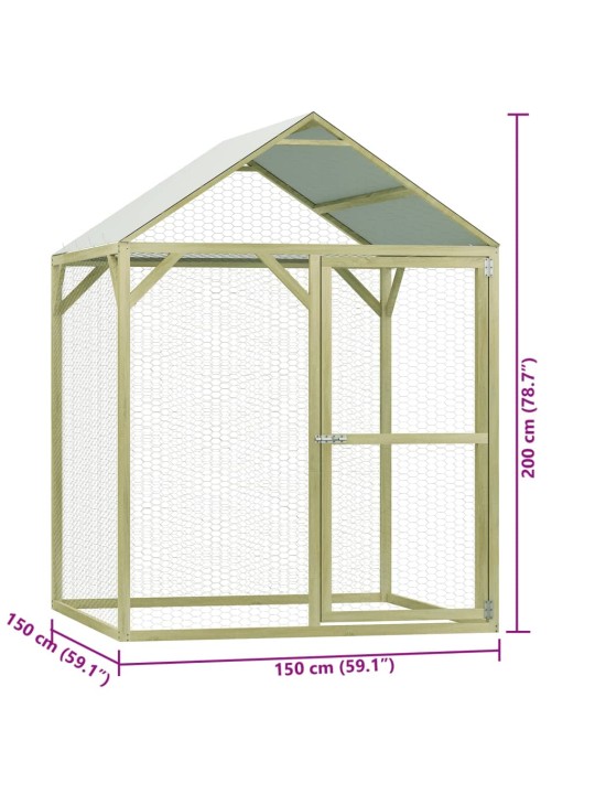 Kanapuur, 1,5 x 1,5 x 2 m, teras