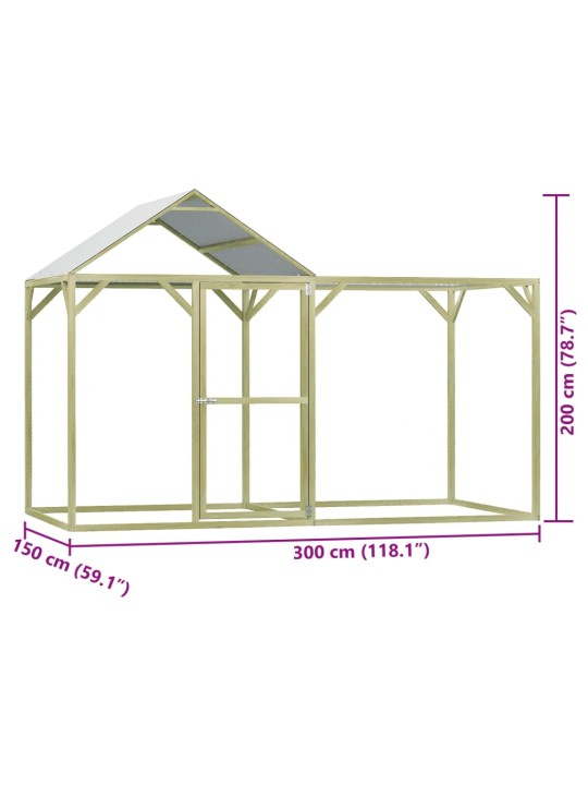 Kanapuur, 3x1,5x2 m, teras