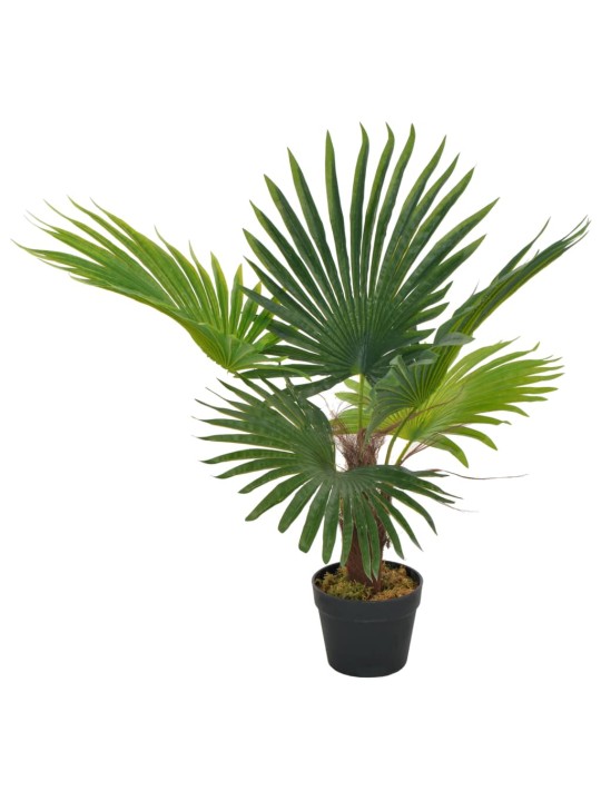 Kunsttaim palm lillepotiga 70 cm, roheline